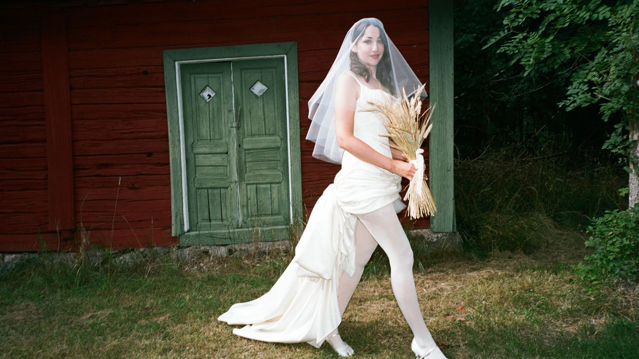 This Swedish Bride’s Three Wedding Looks Delivered Fashion, Fantasy, and Fun
