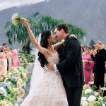 TikToker Becca Bloom Wore Oscar de la Renta for Her Romantic Rainy-Day Wedding on Lake Como