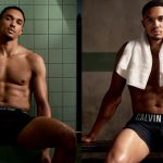 Trent Alexander-Arnold for Calvin Klein's fall 2025 collection.