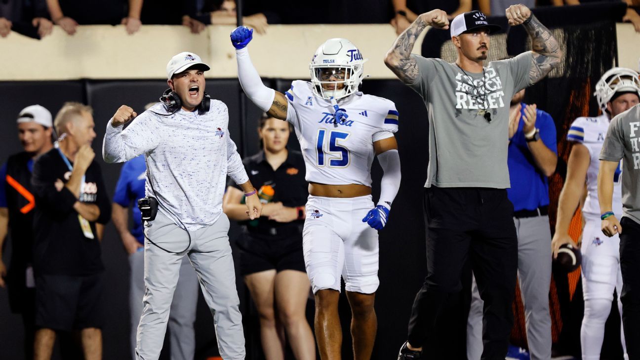 Tulsa beats Oklahoma State in Stillwater for first time since 1951
