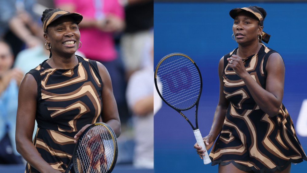Venus Williams wears a custom Pucci tennis kit during the Women's Doubles Third Round match at the 2025 US Open on Sept. 1, 2025 in the Flushing neighborhood of the Queens borough of New York City.