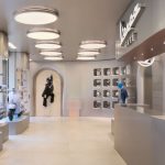 Inside the Vespa The Empty Space concept store in Milan.