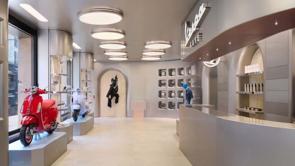 Vespa Opens Concept Store in Milan with Café As Part of Lifestyle Push