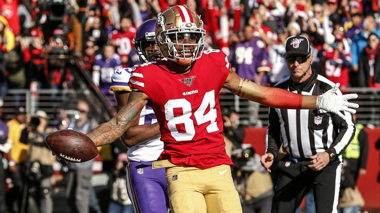 WR Kendrick Bourne reunites with 49ers on one-year deal