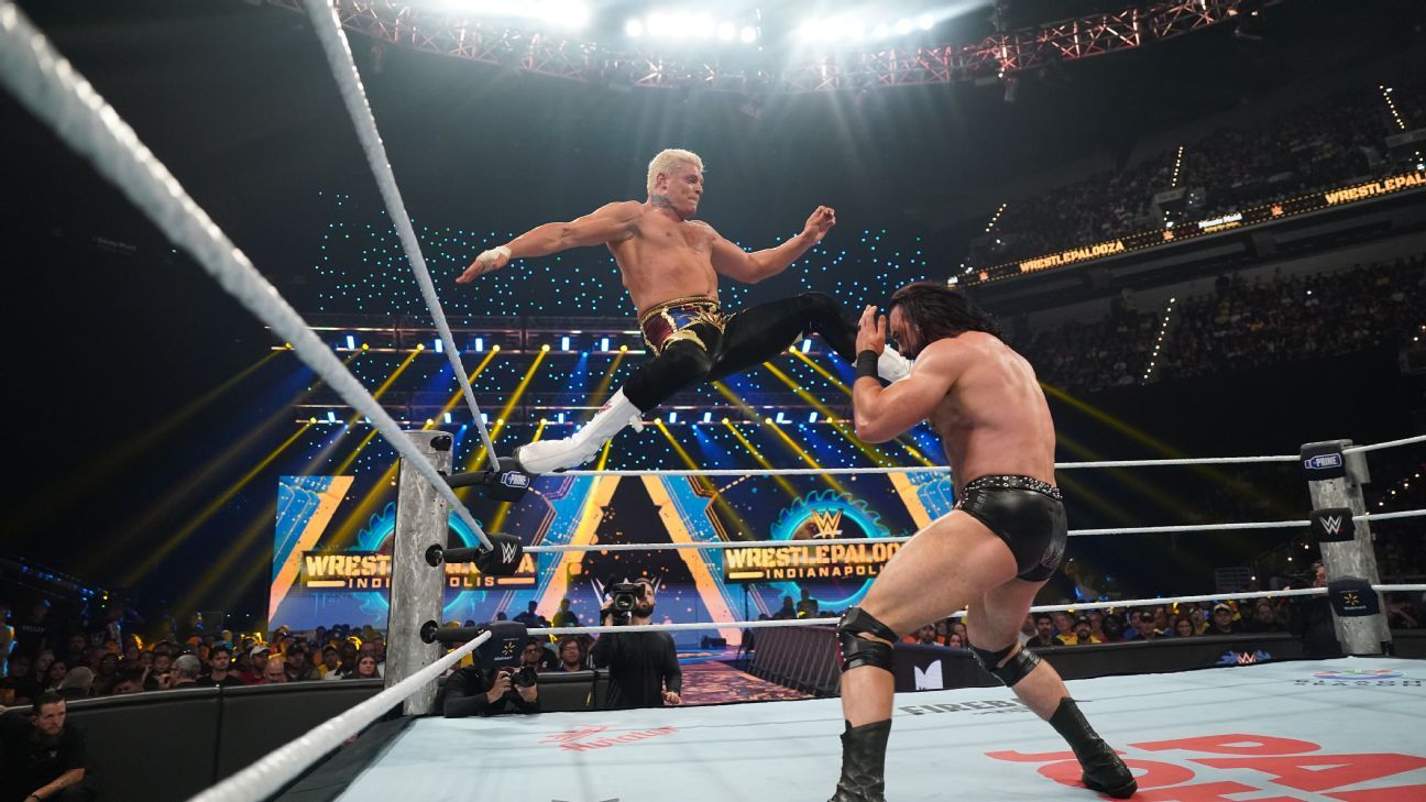 WWE Wrestlepalooza takeaways: AJ Lee is back, Rhodes primed to follow Cena’s path