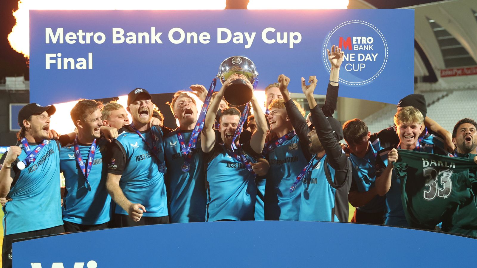Worcestershire beat Hampshire to win Metro Bank One Day Cup after thrilling rain-reduced final at Trent Bridge | Cricket News