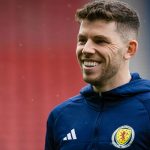 GLASGOW, SCOTLAND - MARCH 25: Ryan Christie before a UEFA Euro 2024 Qualifier between Scotland and Cyprus at Hampden Park, on March 25, 2023, in Glasgow, Scotland. (Photo by Craig Williamson / SNS Group)