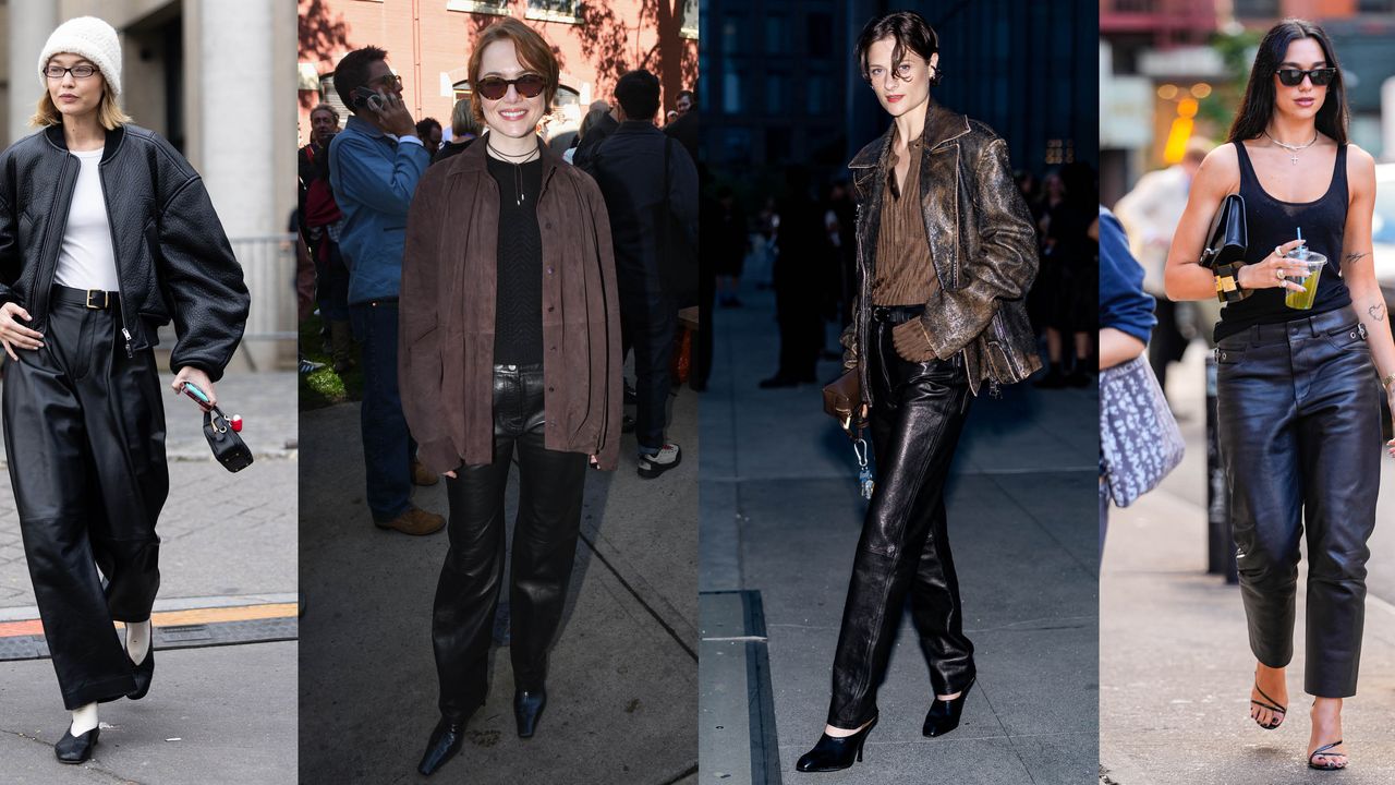 28 Best Leather Pants for Fall Outfitting