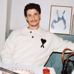 Adam DiMarco in the Ami Paris fall 2025 campaign