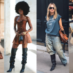 At Paris Fashion Week, Slouchy Boots Are the Street Style Crowd's Footwear of Choice