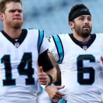 Baker Mayfield shrugs at Panthers past, won't reminisce with Sam Darnold