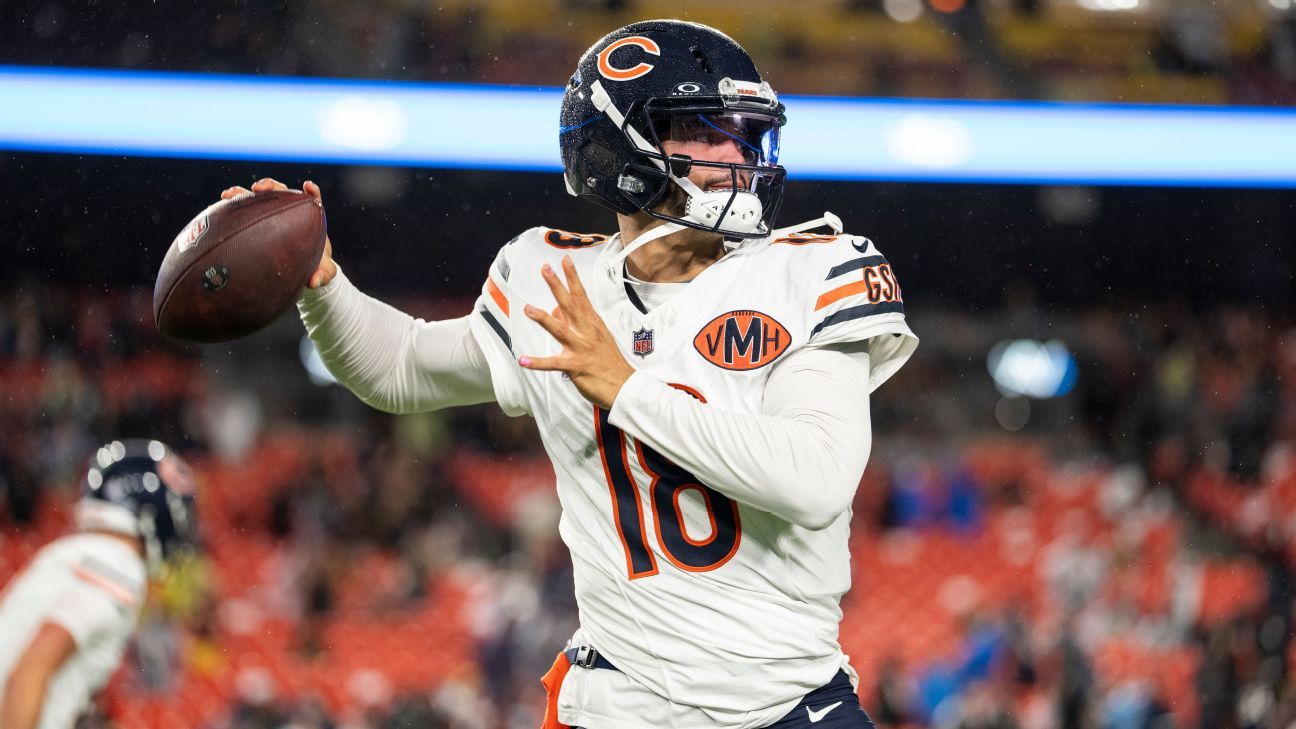 Bears’ Caleb Williams ‘could care less’ about outside criticism