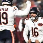 Bears' Jake Moody connects on late field goal to beat Commanders