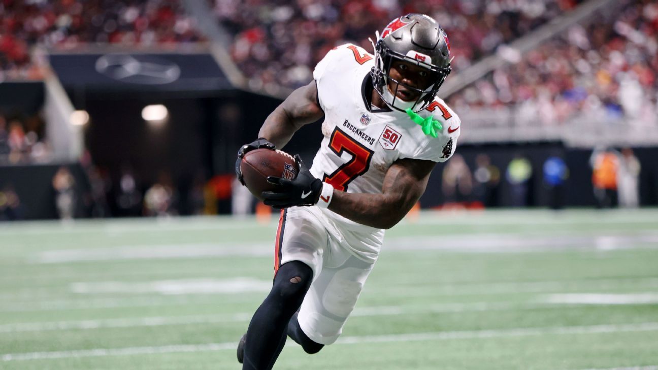 Buccaneers RB Bucky Irving ruled out with foot sprain