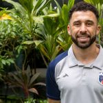 Cape Verde defender Roberto "Pico" Lopes poses for a portrait at the team's hotel in Abidjan, Ivory Coast, Saturday, Jan. 13, 2024. Cape Verde starts its Africa Cup of Nations campaign with a game against Ghana on Sunday. (AP Photo/Ciaran Fahey)