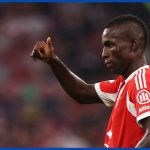 Nicolas Jackson playing for Bayern.