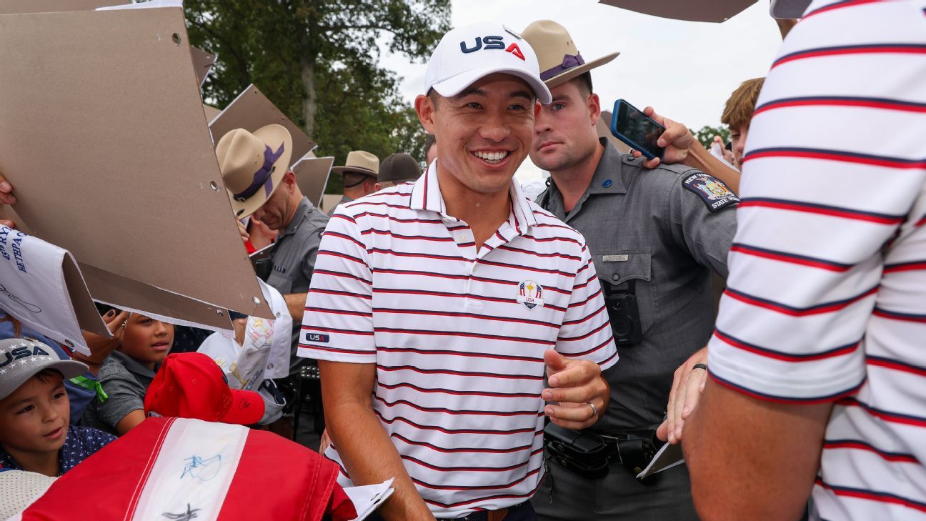 Collin Morikawa doesn’t believe he incited Ryder Cup crowds