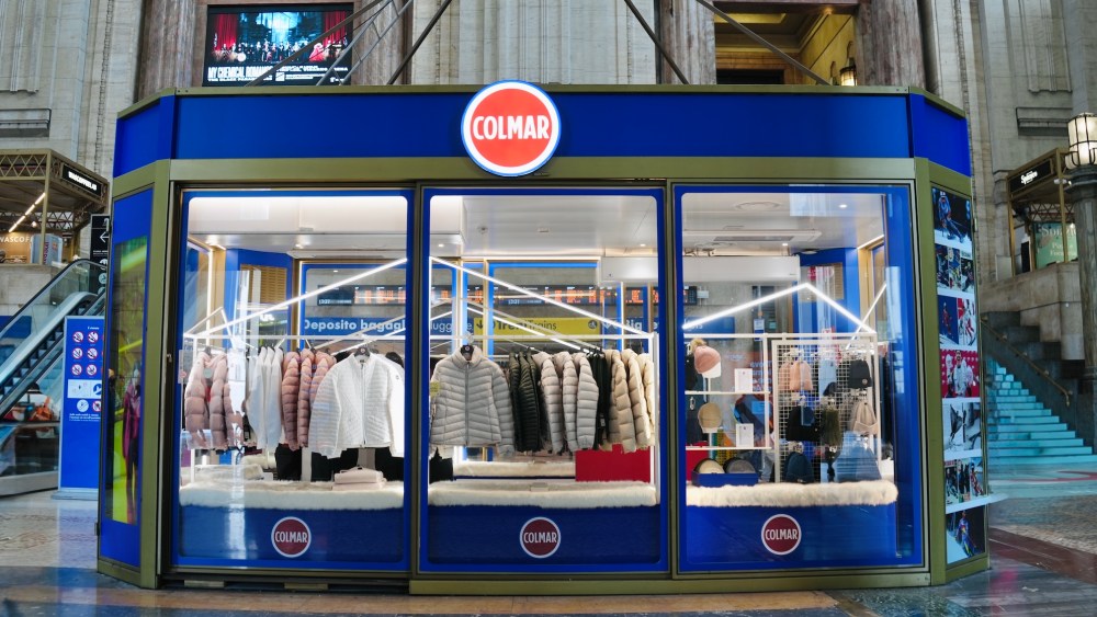 Colmar Opens Pop-Up at Milan Train Station Ahead of Winter Olympics