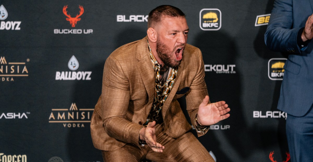 Conor McGregor threatens Mike Perry at BKFC 82 press conference: ‘If you don’t perform, you’re gone’