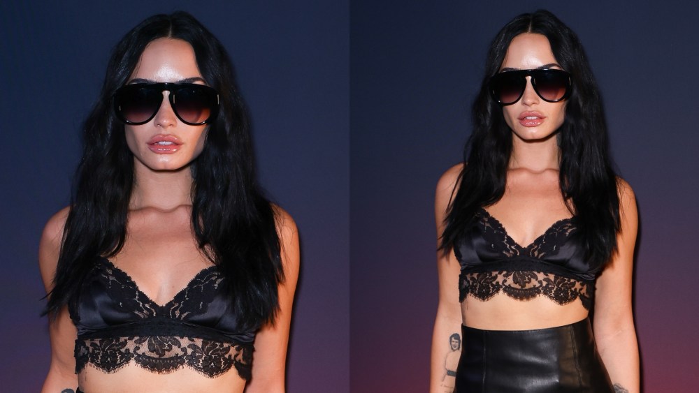 Demi Lovato Elevates the Office Siren Trend at Nylon Paris Party