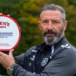 Hearts head coach Derek McInnes is Premiership manager of month for September