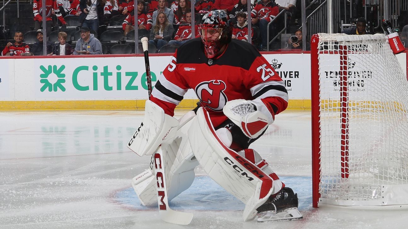 Devils G Jacob Markstrom expected to miss a couple of weeks