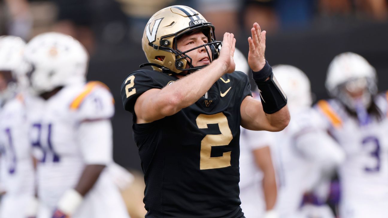 Diego Pavia’s Heisman pose tops college football Week 8 superlatives