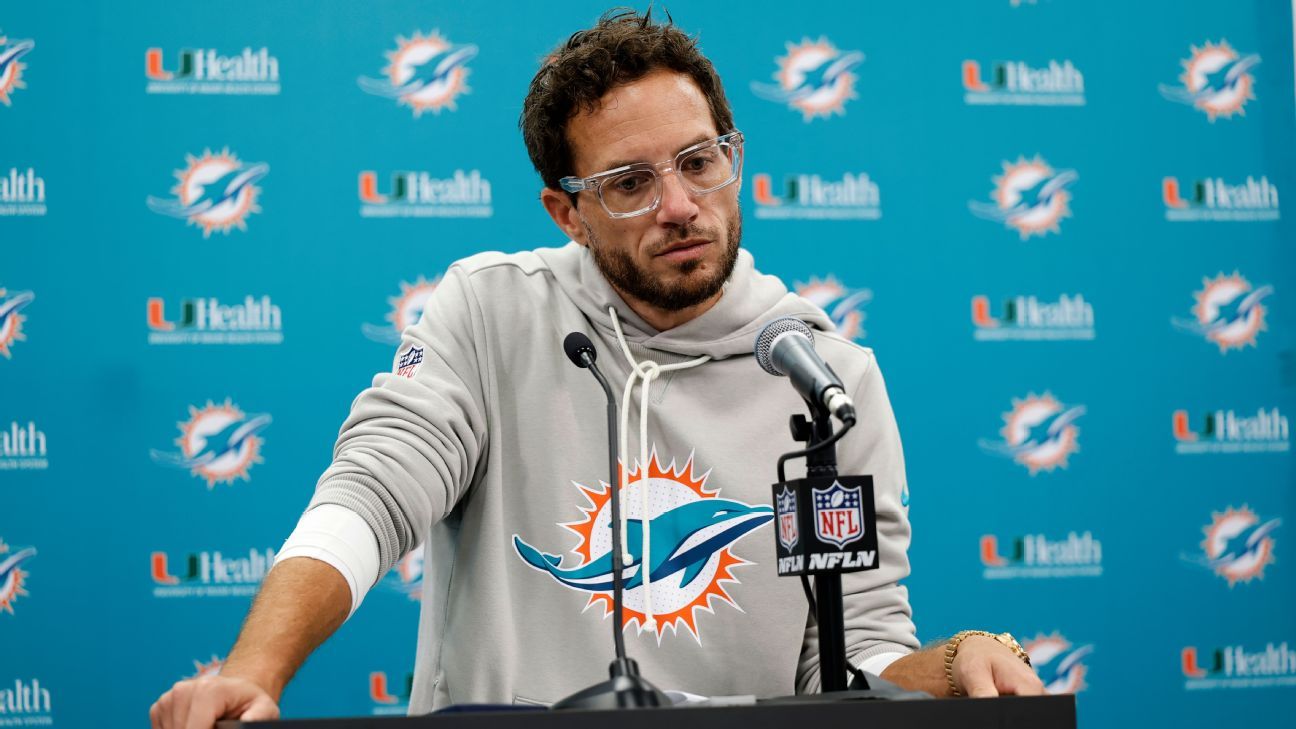 Dolphins’ Mike McDaniel shuts down ‘baseless’ trade rumors