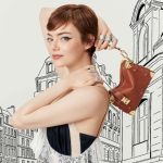 Emma Stone in the Louis Vuitton fall 2025 leather goods campaign