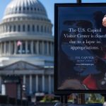 The U.S. Capitol Visitor Center closed due to the government shutdown on Oct. 1.