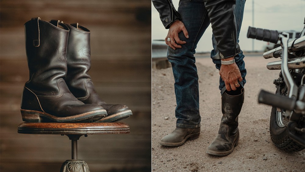 Harley Davidson, White’s Boots, Stockman, pull-on boot, boot, motorcycle boot, collaboration, Harley