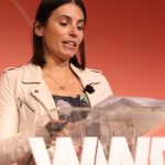 Jacqueline Flam Stokes, NIQ, at the 2025 WWD LA Beauty Forum.
