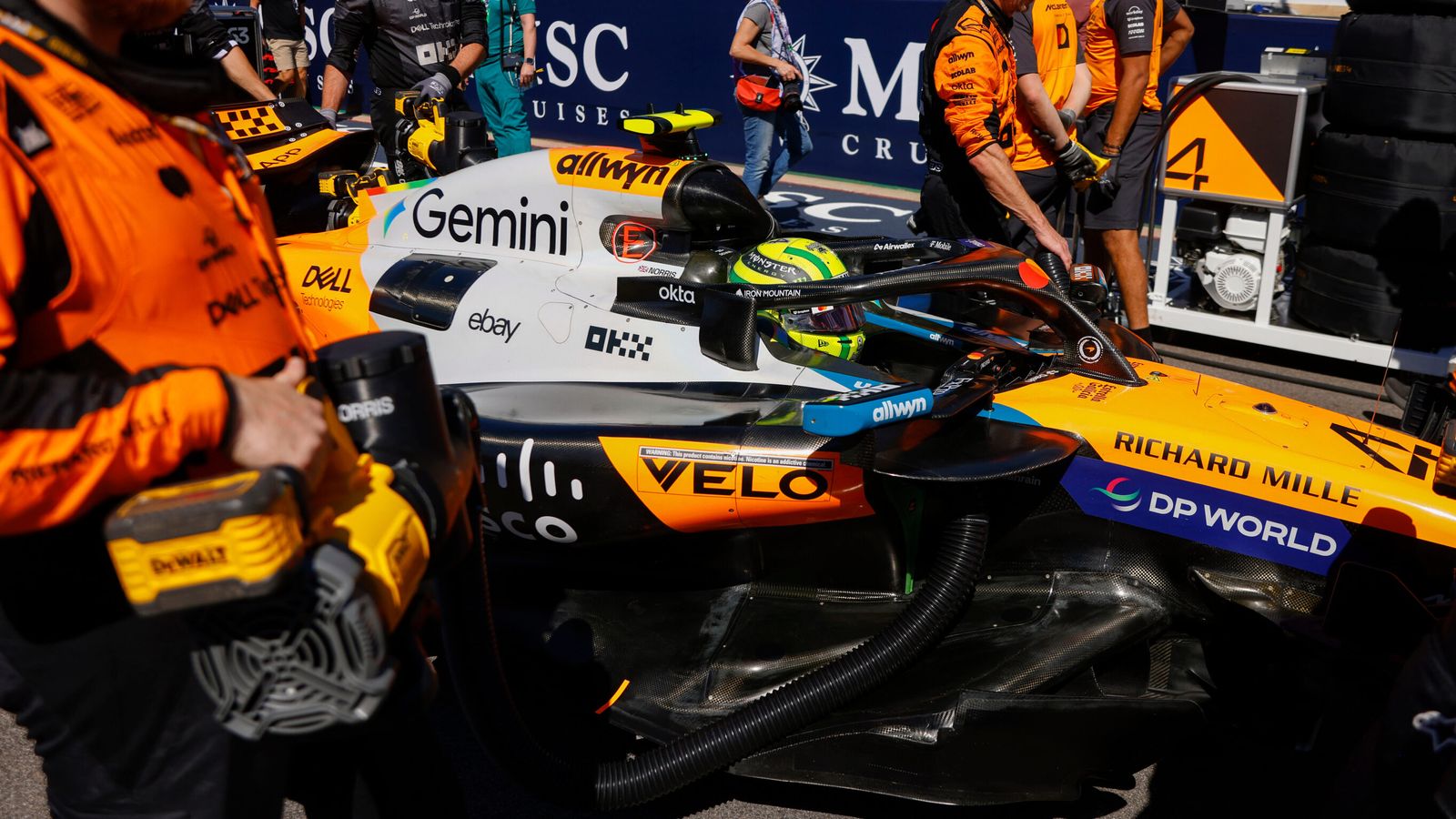 How common is tape on grid for F1 drivers and ‘gamesmanship’ debate after Red Bull-McLaren episode at United States GP | F1 News