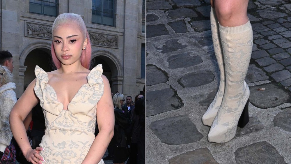 Ice Spice Balances Punk and Pastoral in Vivienne Westwood Boots
