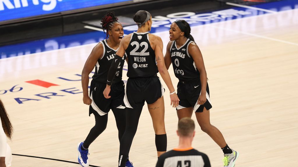 Jackie Young’s 32 propels Aces to Game 2 win over Mercury