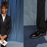 Jaden Smith wore head-to-toe Louis Vuitton at the Academy Museum Gala.