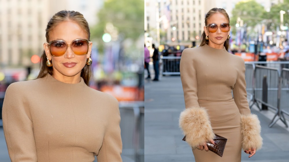 Jennifer Lopez Embraces Fall Tones in Harith Hashim Look in NYC