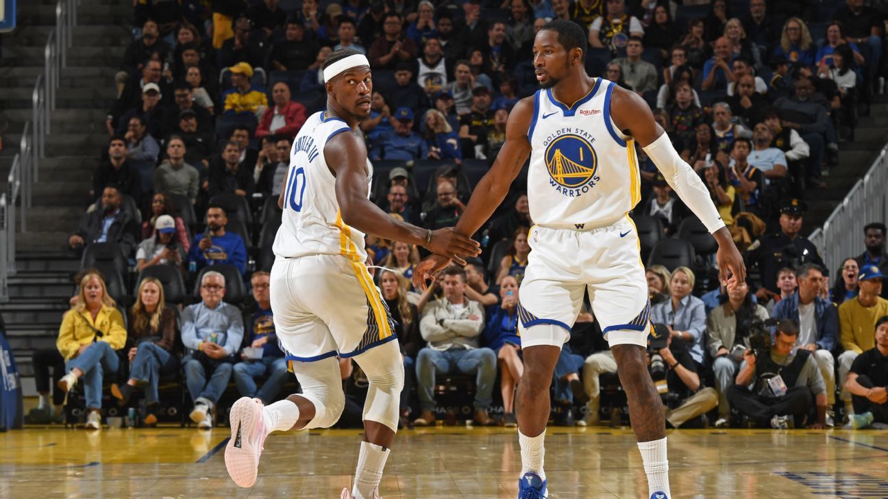 Jimmy Butler, Jonathan Kuminga carry Warriors to opening win