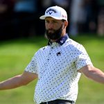 Jon Rahm barks at marshal during first round at Spanish Open