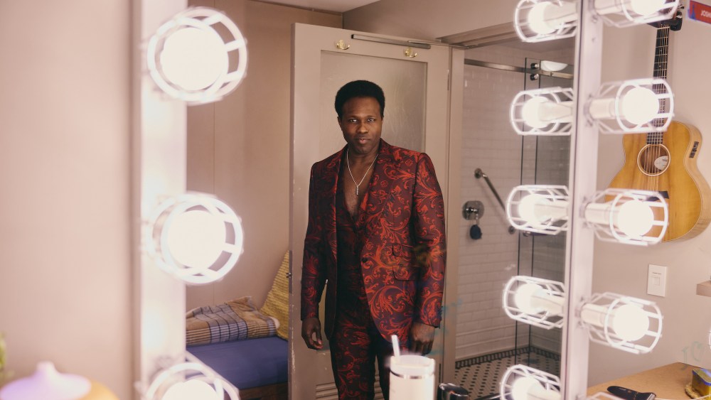 Joshua Henry on opening night.