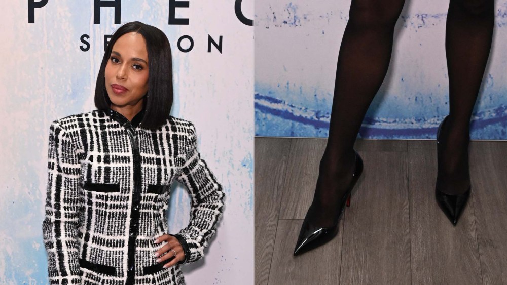 Kerry Washington Adds Patent Edge in Louboutin Miss Z’s at CultureCon