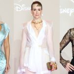 Kim Kardashian, Sarah Paulson and Naomi Watts at the 'All's Fair' premiere in Paris on Oct. 21, 2025.