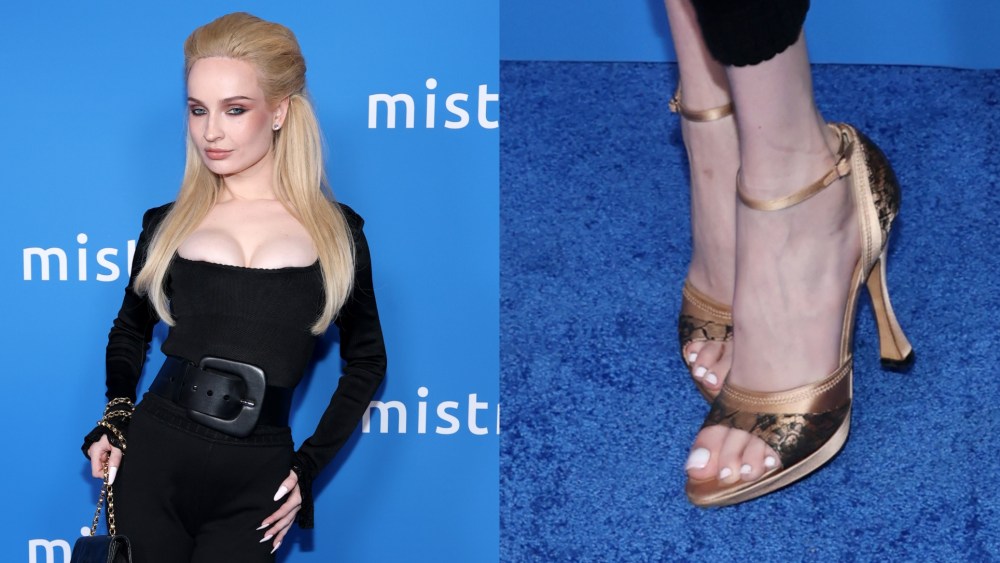 Kim Petras Styles Vintage Christian Dior Sandals at Mistr’s Event