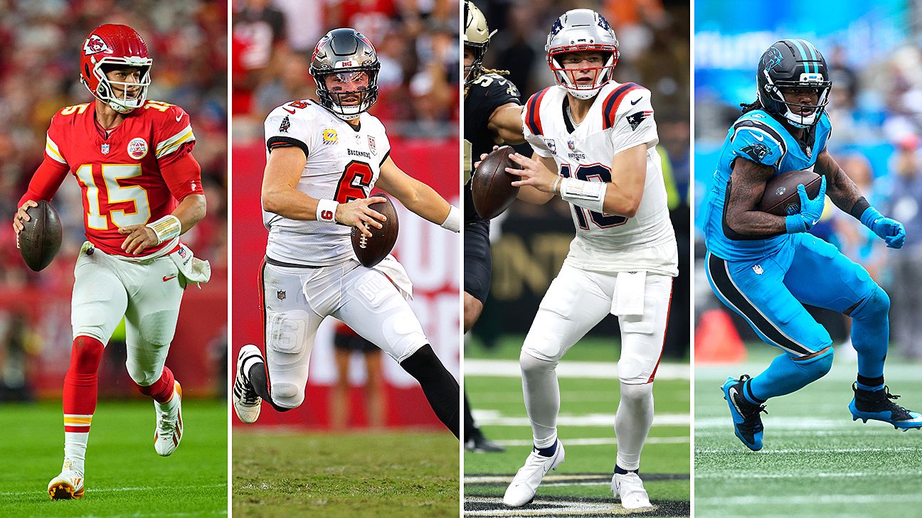 Mahomes, Mayfield, Maye or Dowdle: NFL Week 6 ‘Himmy’ Award
