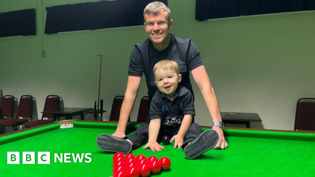 Manchester toddler's snooker skills wow millions of fans