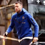 Marcus Bettinelli arrives for a Chelsea game.