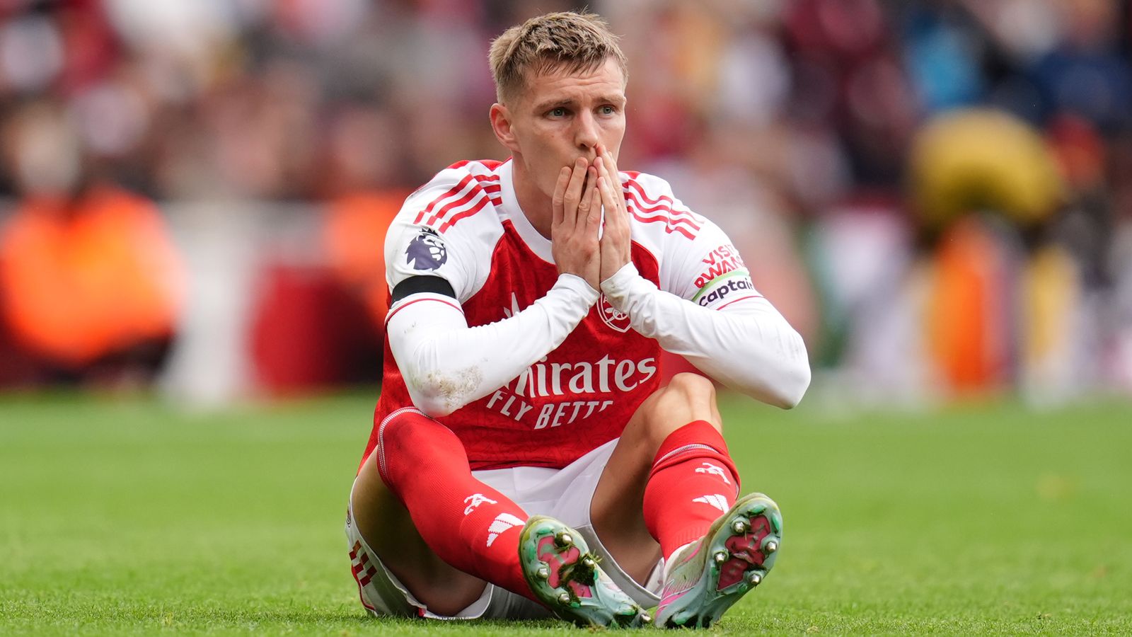 Martin Odegaard left with knee in a brace and Declan Rice also hurt as Arsenal struck by more injuries in West Ham win | Football News