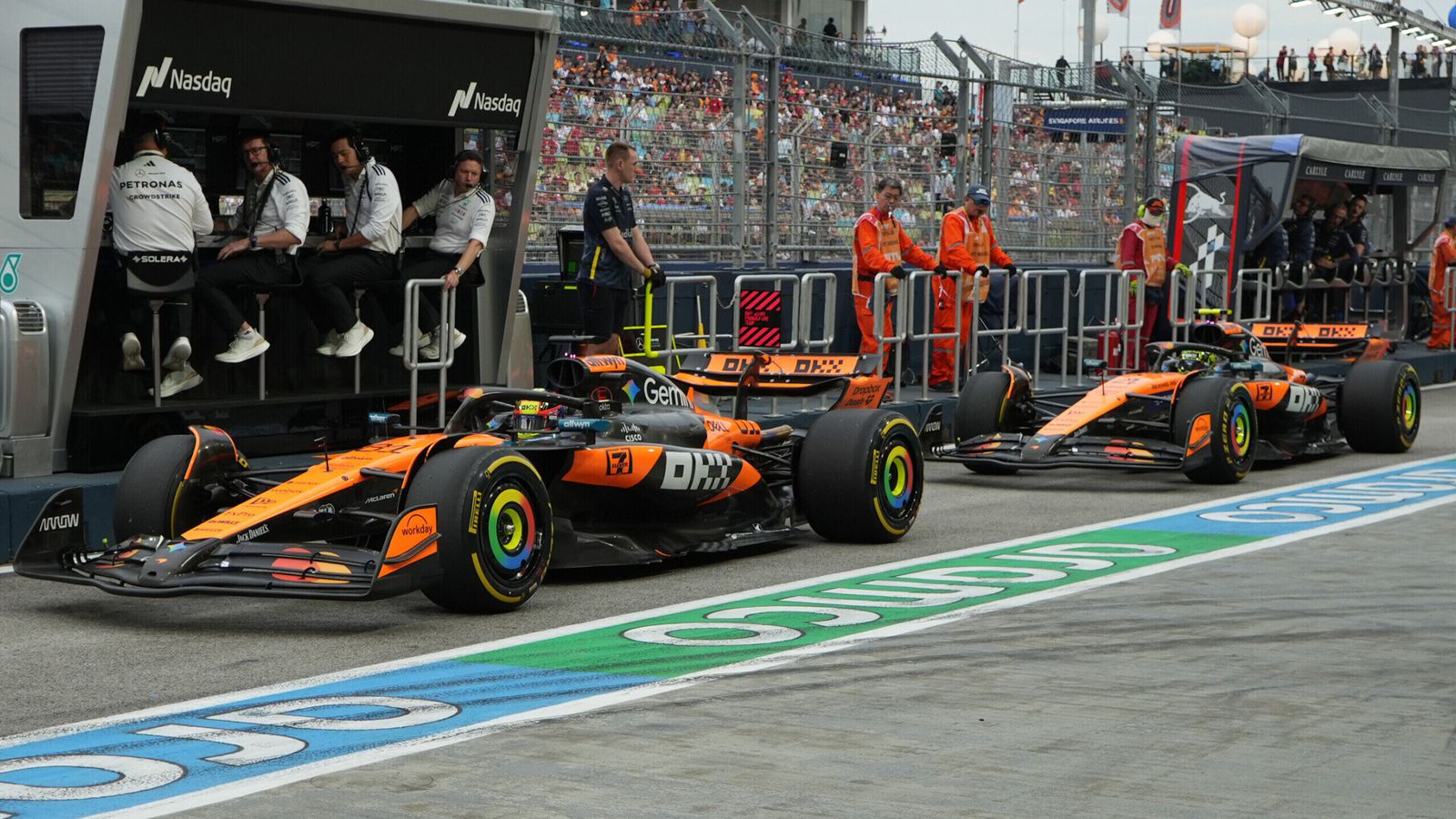 McLaren’s ‘Papaya Rules’ dilemma in Lando Norris-Oscar Piastri title battle analysed by Ted Kravitz and Jamie Chadwick | F1 News