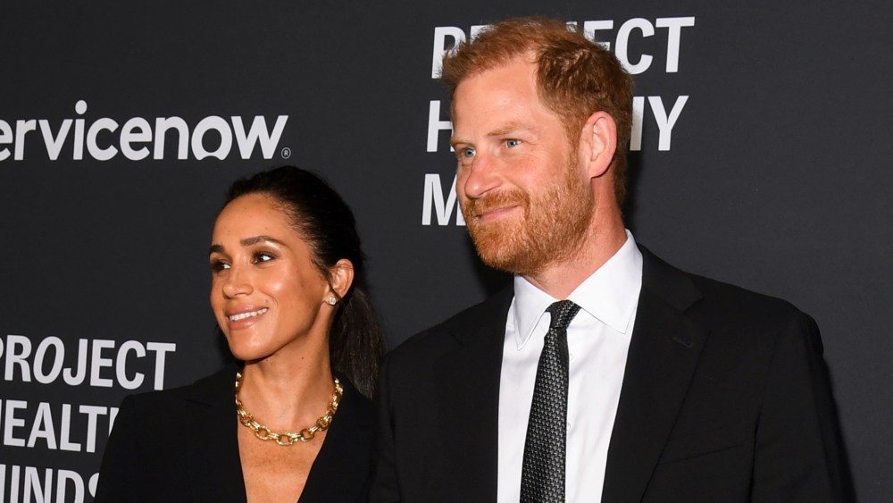 Meghan Markle Does Power Dressing in Armani for Gala With Prince Harry