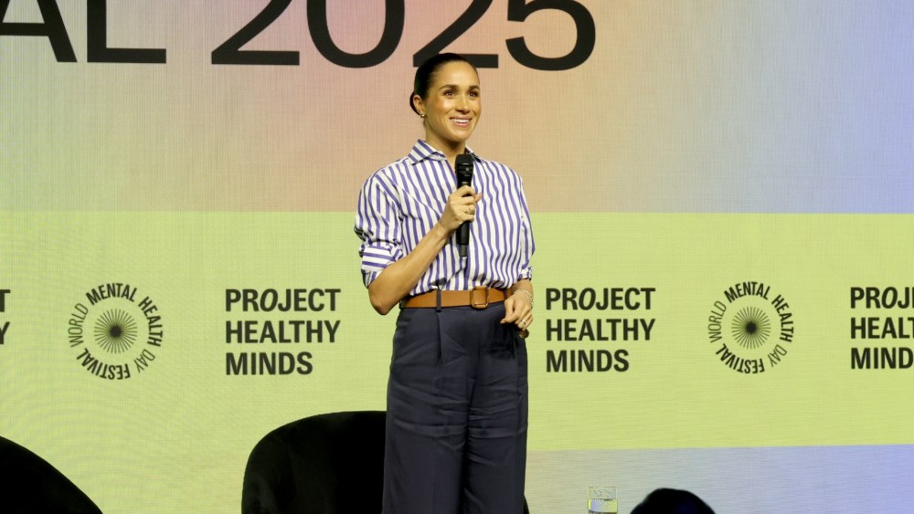 Meghan Markle Styles Pieces by Ralph Lauren at World Mental Health Day